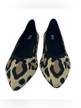 MIA Animal Leopard Print Pointed Toe Flats - BRAND NEW - Size 11